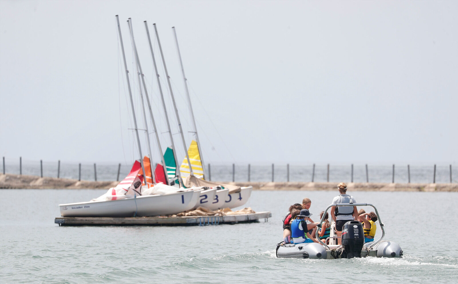 Kids sailing camp at Buffalo Yacht Club
